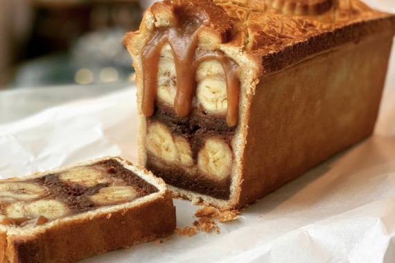 Exclusivité ce Week-end : Les Pâtés Croûtes Abricot Pistache et Bananes flambées Chocolat de Julien Duboué et Matthieu Dalmais de chez BOULOM